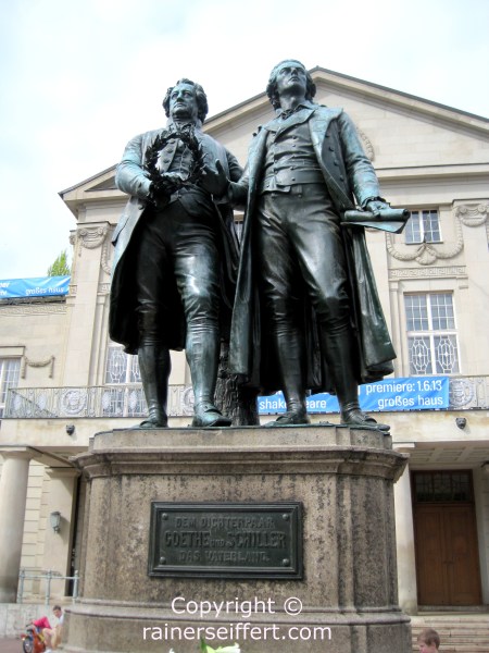 Monument of Schiller and Goethe